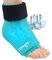 NEWGO Knöchel-Eispackung für Verletzungen Wiederverwendbare Fersen-Eispackung für Plantar-Fasziitis, dehnbare Gel-Kältepackung für Fuß Ferse, Knöchel Schmerzen, Achilles-Tendinitis(Grün)