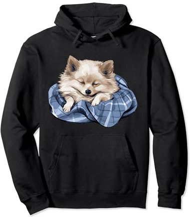 Süßer Hund Offizielles Schlafshirt Spitz Hunde Pullover Hoodie