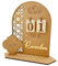 YKHSUAOURamadan Dekorationen Countdown-Kalender für Zuhaus,DIY Holz Eid Mubarak Ornament Dekorationen,Eid Mubarak Dekoration Ramadan aus Holz Countdown-kalender Ornament (A)