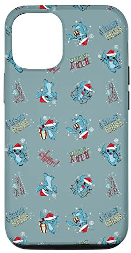 iPhone 13 Disney Lilo & Stitch Holiday Patterns Case