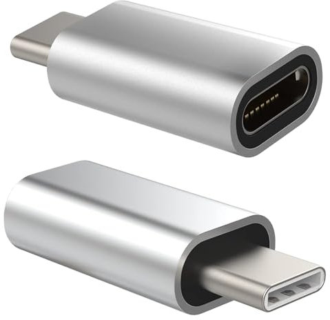 Leogony 2PCS USB C Cable Adapter Fast Charging Data Transfer Compatible with Iphone 15/14/13/12, Ipad Pro (Silver)