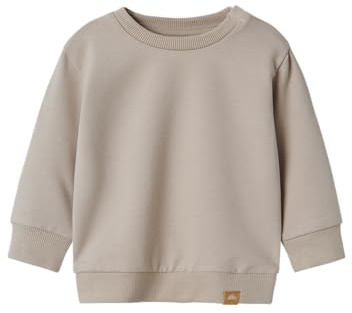 Name IT Unisex Nbntakki Ls Noos Sweatshirt, Pure Cashmere, 86 EU