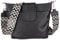 MIRROSI® Umhängetasche Damen, Echtleder, Made in Italy, BOHO Style30x24,50x9cm (BXHXT) viel Stauraum, Handtasche, Brusttasche, Crossbody Bag (1 Tasche & 2 Gurte) (Schwarz (BOHO))