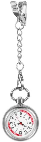 Avaner Pulsuhr Krankenschwesteruhr mit Clip: Schwesternuhr Nurse Watch Taschenuhr FOB Uhr Pflegeruhr Anloge Quarzuhr für Arzt Doktor Krankenschwester Medical