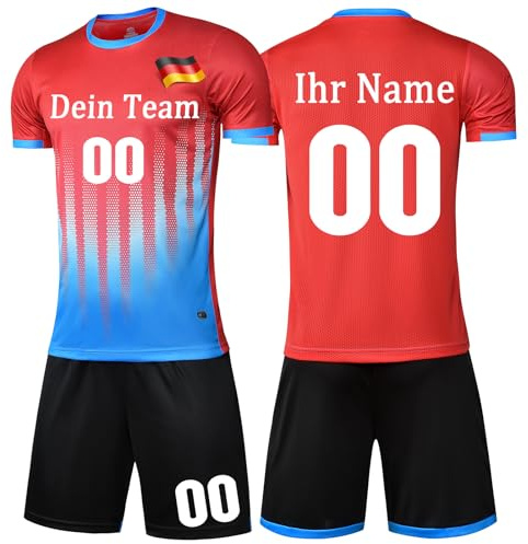 KILUZARNO Personifizieren Handball Trikot Set - Benutzerdefiniert Handball Trikot Kinder Erwachsene mit Namen Nummer Team Logo