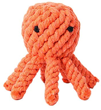 Pet Dog Braided Rope Toy Octopus Shape Dog Toy Fabric Toy 1 Piece Creative and Deft Design