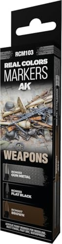 AK Real Colors Marker Set RCM103 Weapons (3pcs)