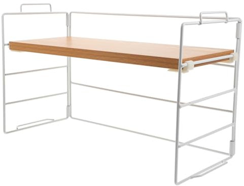 CANIGHT Holz-ausstellungsregal Kleines Schreibtischregal Gewürzregal Organizer Aufbewahrungsregal Für Schreibtisch