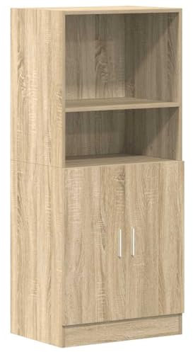 vidaXL Mueble de Cocina Madera ingeniería Roble Sonoma 57x41,5x131,5cm