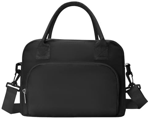 AOTM Lunchtasche Picknicktasche Damen Herren, 11.2L große Isolierte Lunchbox Kühltasche, Fleckensistent & Verstellbarer Schultergurt Thermotasche Lunch Bag, Tragbare kühlbox klein Arbeit/Unterwegs