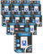 SOS Accessoire Boite de 4 Sacs d'Aspirateurs, S-Bag ultra long performance, Excellente Filtration, Fermeture Automatique Hygiénique, 5L, ELECTROLUX, AEG, FAURE, ARTH
