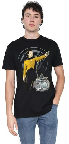Star Trek Enterprise Athletic Unisex T Shirt, Navy, Large