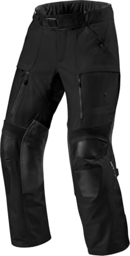 Revit Sand 5 H2O wasserdichte Motorrad Textilhose, schwarz, Long 2XL