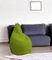 Talamo Italia - Pouf Abdog, Mehrzwecksessel, Sitzsack, Hockerhocker, Made in Italy, 90x90 h120 cm, Gelb