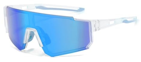 KQOZG Gafas Deportivas Polarizadas Rave para Hombre y Mujer UV400 Protección para Exteriores Ciclismo Correr Golf Esquí Montaña Pesca