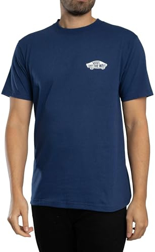 Vans Herren Doppeltes Standard-T-Shirt Mit Rückenlogo, Athletic Heather