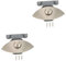 Tofficu 2 Sätze Rv Möbelverschluss Zinklegierung Push Lock für Schrank und Schublade Einfach zu Bedienen Langlebig für Wohnwagen und Boote Vielseitig Einsetzbar Modern und Elegant