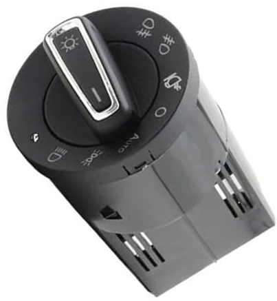 NIONGYN Hauptlichtschalter Scheinwerfer Kompatibel Mit VW Für Polo Mk4 9N 9N3 2002 2003 2004 2005 2006 2007 2008 2009 Scheinwerfer Automatikschalter Zubehör Auto Licht