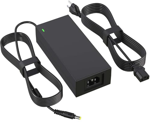 15V Charger Compatible with Neewer Photo Studio Ring Lights NW-150480D2, Compatible with Neewer 14 Inches 18 inches Ring Light Plug Charger Power Supply Adapter DC 15V 5A 75W