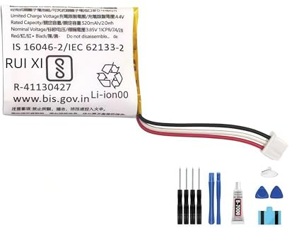 RUI XI Battery compatible For Sony WF-1000XM4 earphone case 520mAh 3.85V 702428 Battery