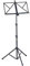 Ortega Guitars Portable Music Stand – Höhenverstellbarer Notenständer – Inklusive Tragetasche – Aluminium, Schwarz (OMS-1BK)