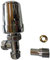 Thermostatventil, 1 x Thermostatkopf Chrom 1 x Ventil-Unterteil, Eckventil