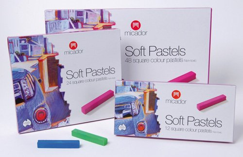 Micador Soft Pastel Colouring Pencils (Pack of 12)