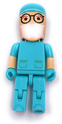 H-Customs Chirurg Arzt Dr mit Mundschutz USB Stick 32GB USB 3.0