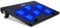 SK Notebook Laptop Kühler Gamer Cooler Ständer Kühlpad Pad Unterlage für 12-17 Zoll // 6X LED 80mm Lüfter, dünn & mobil