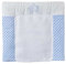 Baby Delux Wickelauflage 70x75 cm weiche Wickelunterlage Wickeltischauflage mit Frotteeauflage wasserdicht waschbar (Twinkle Star Blau)