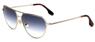 Victoria Beckham Sonnenbrille aus Metall, rechteckig, VB221S für Damen