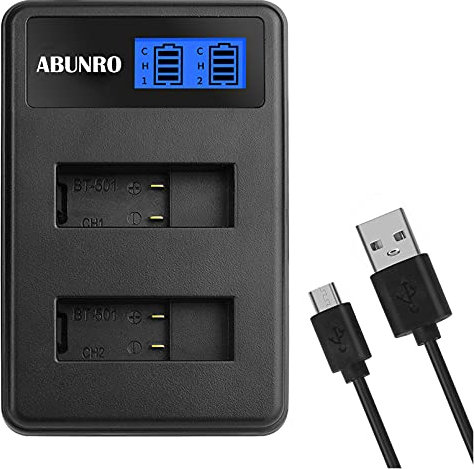 Camera battery charger 2 Bay charger with USB Smart LED Battery Charger Suitable for gopro 5 6 7 8 Sport Camera