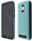 caseroxx Schutzhülle für PEAQ PSP 400 in hellblau – Flexibles TPU-Case aus stoßfestem Gummi, passgenaue Handy-Tasche mit Kantenschutz & rutschfestem Grip