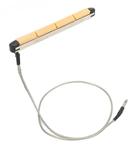 Micro piézoélectrique, micros sous selle connexion facile large réponse en fréquence pour guitare basse acoustique 4 cordes