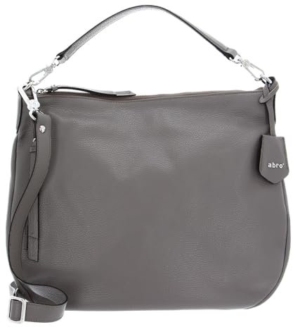 Abro Leather Adria Hobo Bag Juna L Zinc