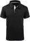 JACKETOWN Polo Shirts Herren Kurzarm Golf Poloshirt Schnelltrocknend Casual Sport Shirt Outdoor Atmungsaktives T-Shirts Sommer Polo Hemd Männer(Schwarz-L)