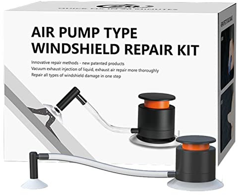 Bexdug Autoglas-Reparaturwerkzeuge, Glasreparaturflüssigkeit klar, Autoglas-Nano-Reparaturflüssigkeit | Luftpumpen-Typ Auto-Windschutzscheiben-Reparatur-Reparatur-Set für zerbrochenes Glas