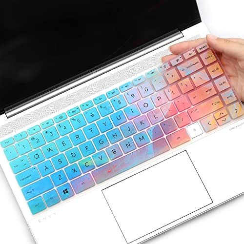 MUBUY-GOL Housse de clavier pour ordinateur portable HP Spectre x360 2022 14-ea 14t-ea 14t-ea200 14t-ea100 14-ea0047nr 14-ea2035nr & HP Spectre x360 16t-f000 16t-f100 16-f100 0035nn R Skin de