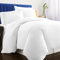 Pizuna Luxurious Cotton Duvet Covers King Size White, 1000 Thread Count 100% Long Staple Cotton King Duvet Cover 230x220cm, Sateen Quilt Cover with Button Closure (Kingsize Duvet Cover Sets)