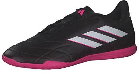 adidas Unisex Copa Pure.4 Indoor Boots Fußballschuhe, core Black/Zero met/Team Shock pink 2, 45 1/3 EU