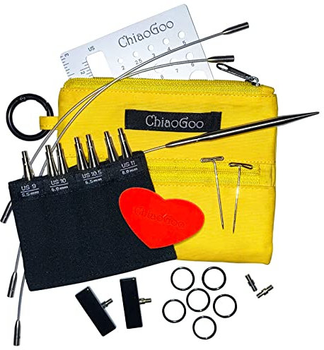 ChiaoGoo TWIST Large Shorties-Set 8 cm 5,50-8,00 mm – 1 Stück