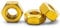 Hippo Hardware M8 (8mm) Solid Brass Hexagon Full Nuts for Bolts & Screws (Pack of 10)