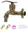 KOPYFANTAP Wasserhahn Garten Antik, Vintage 1/2 Wand Kaltwasserhahn, Waschmaschine Wandarmatur für zu Hause Küche Bad Outdoor Garten Mopp Pool, Kurz
