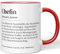JUNIWORDS Tasse, Definition Chefin, Rot (7208593)