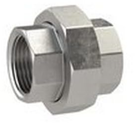 RIEGLER 118790 lös. Doppelgew.nippel kon. dicht. G 1/2 IG SW 38 ES 1.4408-1 Stück