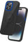 FLOLAB Surtect Tri-Fusion Magnetische iPhone 14 Pro Max Handyhülle Schutzhülle Slim Design Magsafe Kompatibel Militär Grade Schwarzer Rahmen Schwarze Rückplatte - Blauer Saphir