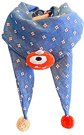 Morain Dreieckstuch für Kinder, 2 10 Jahre, niedlich, weich, Cartoon-Motiv, für Dreiecksschal, Kinder-Kragenschal, Nackenwärmer, Baumwoll-Lätzchen, Halstuch, Nackenschutz für Kinder