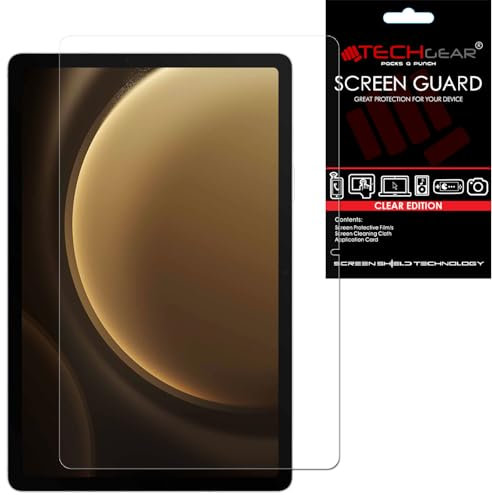 TECHGEAR Galaxy Tab S9 FE 10.9 Screen Protectors (SM-X510 / SM-X516), Ultra CLEAR Screen Protector Guard Cover Designed for Samsung Galaxy Tab S9 FE 2023