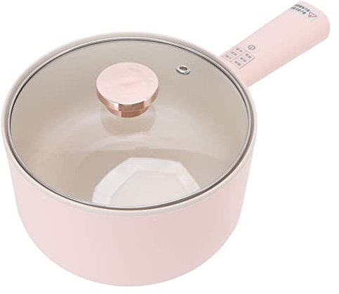 Fydun Olla Caliente Eléctrica Pequeña Multifuncional, Olla Eléctrica de 2,5 L para Cocina Doméstica, Olla Caliente Eléctrica Pequeña Multifuncional para la Familia (Enchufe de la UE)