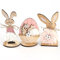 HERZWILD Ostern Hase Aufsteller Osterhase Deko aus Holz Osterdeko Holz Hase Deko Aufsteller für Ostern,Osterdekoration Garten Osterhasen Deko Holz (B -3pcs)